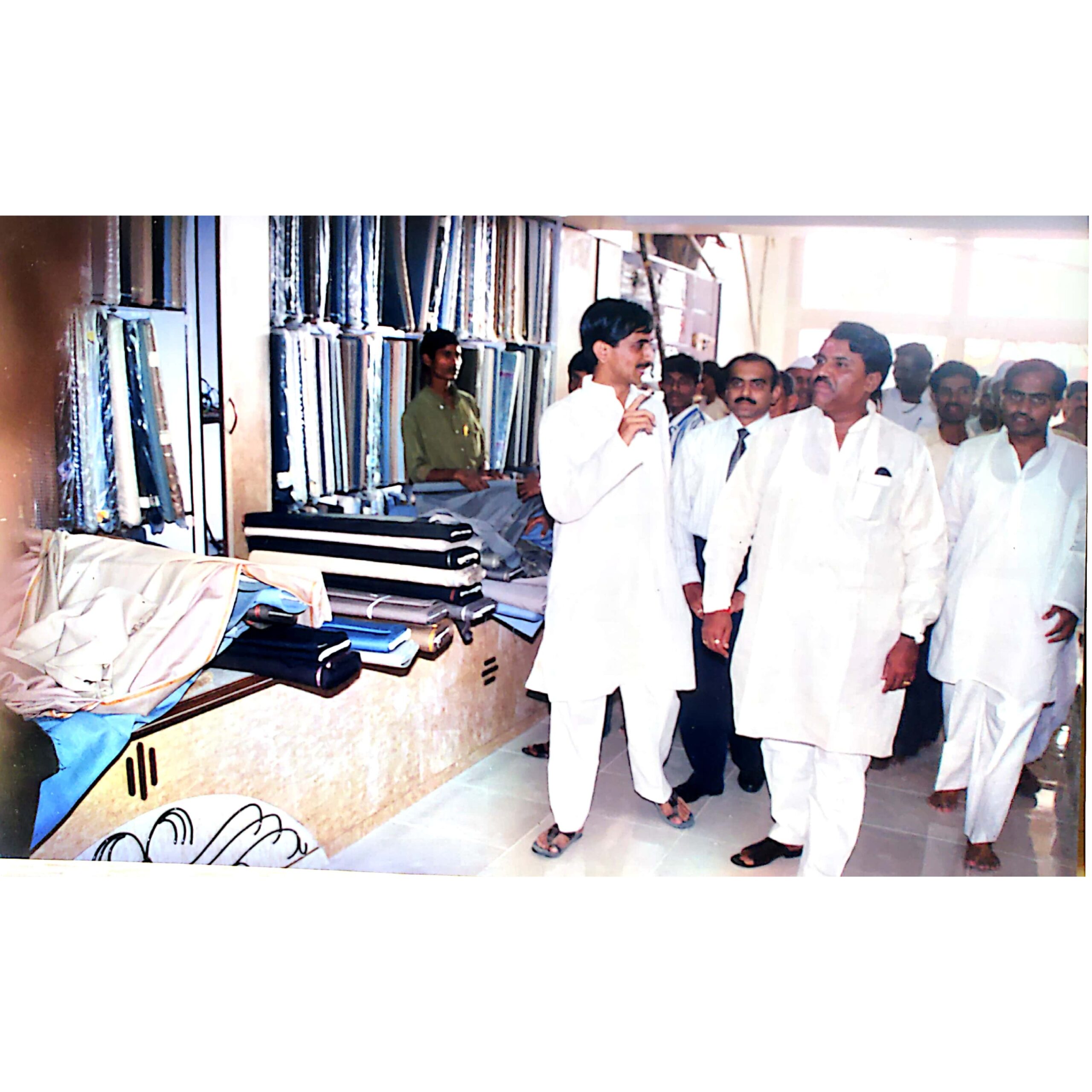 moujkar textile beed shops inaugration