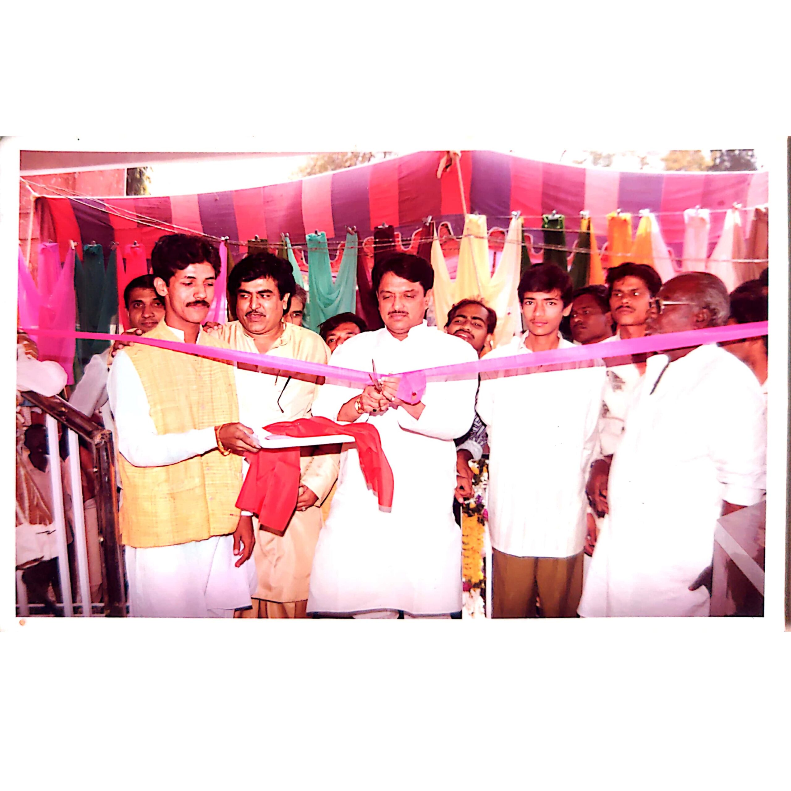 moujkar textile beed shops inaugration